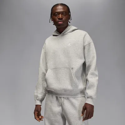 Jordan Men's  Brooklyn Fleece Oversized Pullover Hoodie In Gray