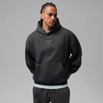 Jordan Men's  Brooklyn Fleece Oversized Pullover Hoodie In Black