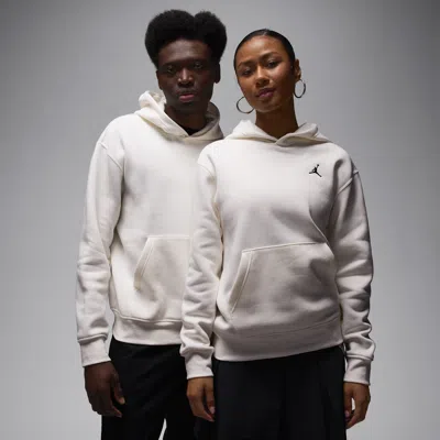 Jordan Men's  Brooklyn Fleece Pullover Hoodie In White