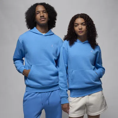 Jordan Men's  Brooklyn Fleece Pullover Hoodie In White/blue