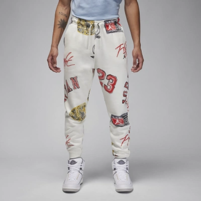 Jordan Men's  Brooklyn Fleece Sweatpants In White