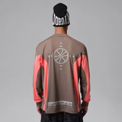 Jordan Men's  Brooklyn Hike Mike Graphic Jersey In White