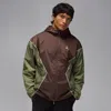 Jordan Men's  Brooklyn Hooded Draft Jacket In Brown