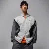 Jordan Men's  Brooklyn Hooded Draft Jacket In Gray