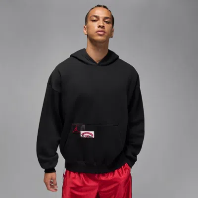 Jordan Men's  Brooklyn Oversized Pullover Hoodie In Black