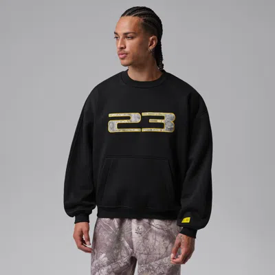 Jordan Men's  Brooklyn Realtree Crew-neck Sweatshirt In Black