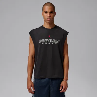 Jordan Men's  Brooklyn Sleeveless Muscle Top In Black