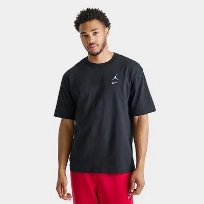 Jordan Men's Brooklyn Swoosh Logo T-shirt In Black