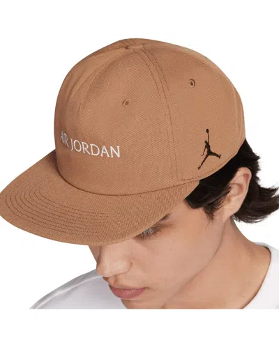 Jordan Men's Brown Air  Five-panel Snapback Hat