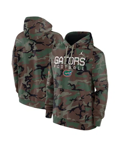 Jordan Men's Camo Florida Gators 2024 Military Appreciation Club Fleece Pullover Hoodie In Multi