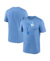 Jordan Men's Carolina Blue North Carolina Tar Heels Campus Shadow Legend Performance T-shirt In Blue