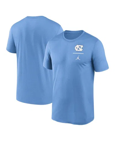 Jordan Men's Carolina Blue North Carolina Tar Heels Primary Logo Legend Performance T-shirt In Light Blue
