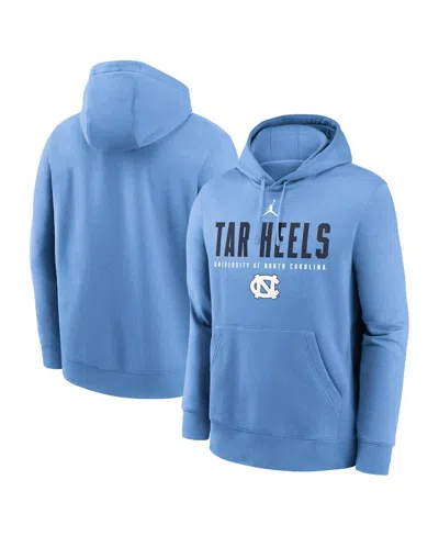 Jordan Men's Carolina Blue North Carolina Tar Heels Primetime Dynamic Mascot Club Fleece Pullover Hoodie