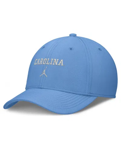 Jordan Men's Carolina Blue North Carolina Tar Heels Rise On-field Swoosh Flex Dri-fit Flex Hat