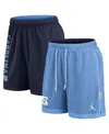 Jordan Men's Carolina Blue/navy North Carolina Tar Heels Courtside Standard Issue Dri-fit Reversible Shorts In Multi