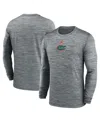 Jordan Men's Florida Sideline Velocity  Brand Dri-fit College Long-sleeve T-shirt In Gray