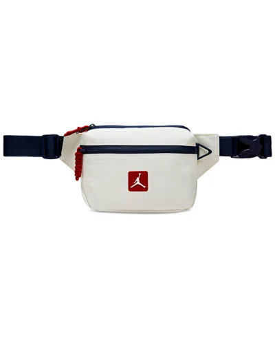 Jordan Men's Cordura Crossbody Logo Bag In White