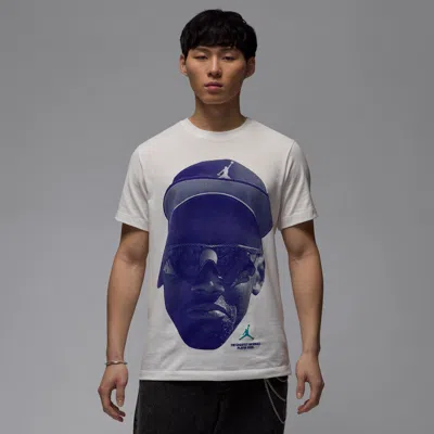 Jordan Men's  Crew-neck T-shirt In White