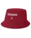 Jordan Men's Crimson Oklahoma Sooners Apex Primetime Bucket Hat In Red