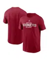 Jordan Men's Crimson Oklahoma Sooners Local Campus T-shirt In Crimson