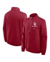 Jordan Men's Crimson Oklahoma Sooners Primetime Club Half-zip Pullover Sweatshirt In Red