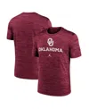 Jordan Men's Crimson Oklahoma Sooners Primetime Velocity T-shirt In Red