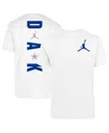 Jordan Men's Dak Prescott White Dallas Cowboys Vertical Graphic T-shirt In White