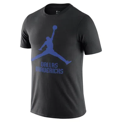Jordan Men's Dallas Mavericks Essential  Nba T-shirt In Black