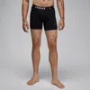 Jordan Men's  Dri-fit Cotton Essentials Flight Boxer Briefs (2-pack) In Brown