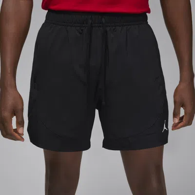 Jordan Men's  Dri-fit Sport Woven Shorts In White/black