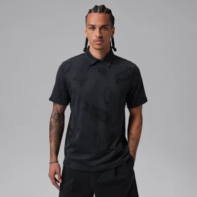 Jordan Men's  Dri-fit Golf Polo In Black