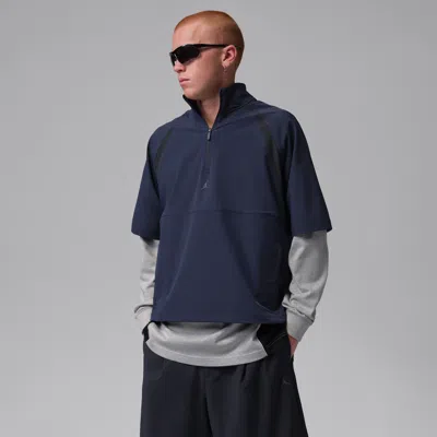 Jordan Men's  Dri-fit Golf Wind Shirt In Blue