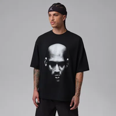 Jordan Dri-fit Graphic-print T-shirt In Black