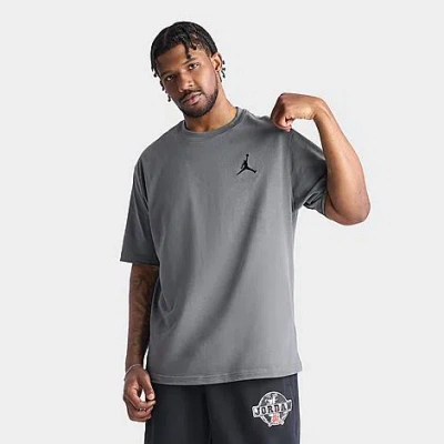 Jordan Men's Embroidered Jumpman T-shirt In Gray