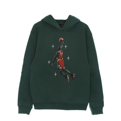 Jordan Men's Essential Fleece Holiday Po Hoodie Noble Green