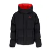 Jordan Men's Essential Puffer Jacket Black/fire Red/fire Red In Black/fire Red/fire Red