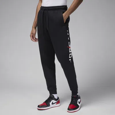 Jordan Men's  Essentials Fleece Jogger Pants In Black/white