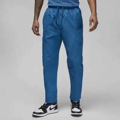 Jordan Men's  Essentials Woven Pants In Industrial Blue/ White