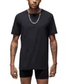 Jordan Men's 2-pack Flight Base Stretch Cotton Crewneck T-shirts In White