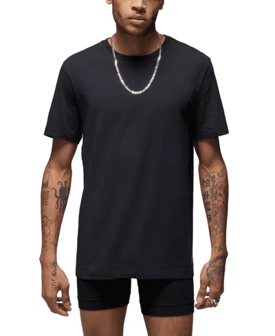 Jordan Men's 2-pack Flight Base Stretch Cotton Crewneck T-shirts In White
