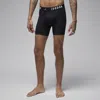 Jordan Men's  Flight Cotton Core Boxer Briefs (3-pack) In Blue