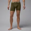Jordan Men's  Flight Cotton Core Boxer Briefs (3-pack) In Green