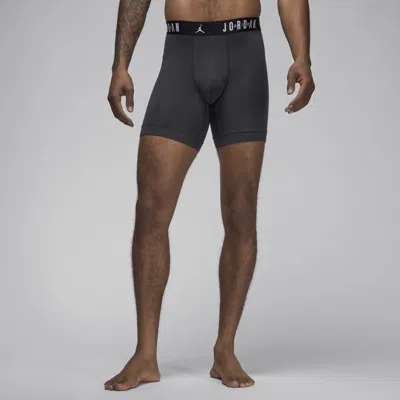 Jordan Men's  Flight Cotton Core Boxer Briefs (3-pack) In Grey
