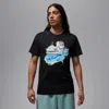 Jordan Flight Essentials Aj1 T-shirt In Black