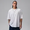 Jordan Men's  Flight Essentials Oversized Patch T-shirt In White