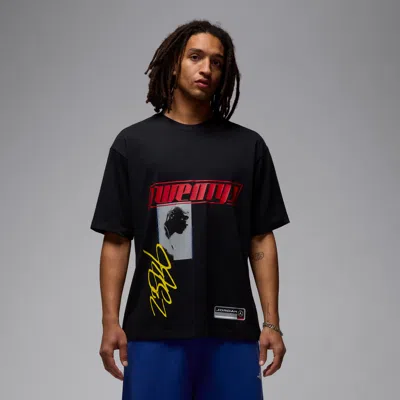 Jordan Men's  Flight Essentials Oversized T-shirt In Black