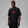 Jordan Flight Essentials Logo-print T-shirt In Black
