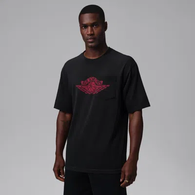 Jordan Flight Essentials Logo-print T-shirt In Black