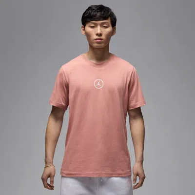 Jordan Men's  Flight Essentials Short-sleeve T-shirt In Pink