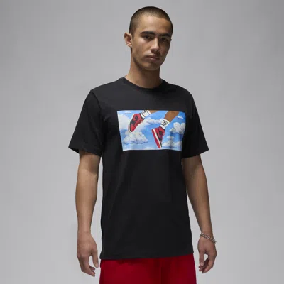 Jordan Men's  Flight Essentials T-shirt In Black/white